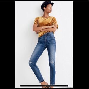 NWT Madewell High Rise Skinny jeans.